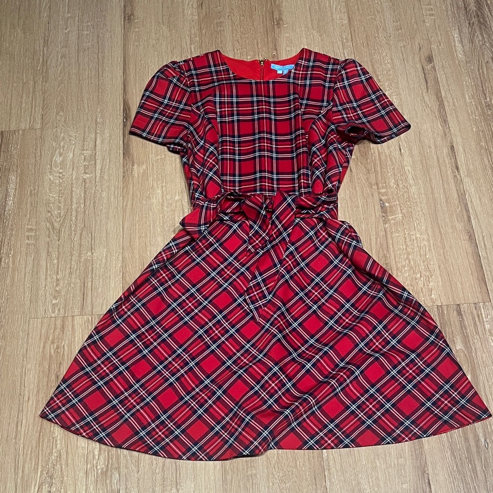 NWOT Draper James Plaid Red Dress